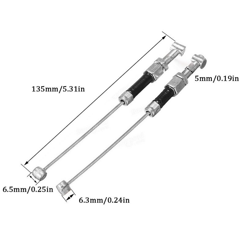 FXCNC CNC Aluminum Line Easy Stunt Pull Clutch Cable Lever Replacement System Compatible with Black - Image 3